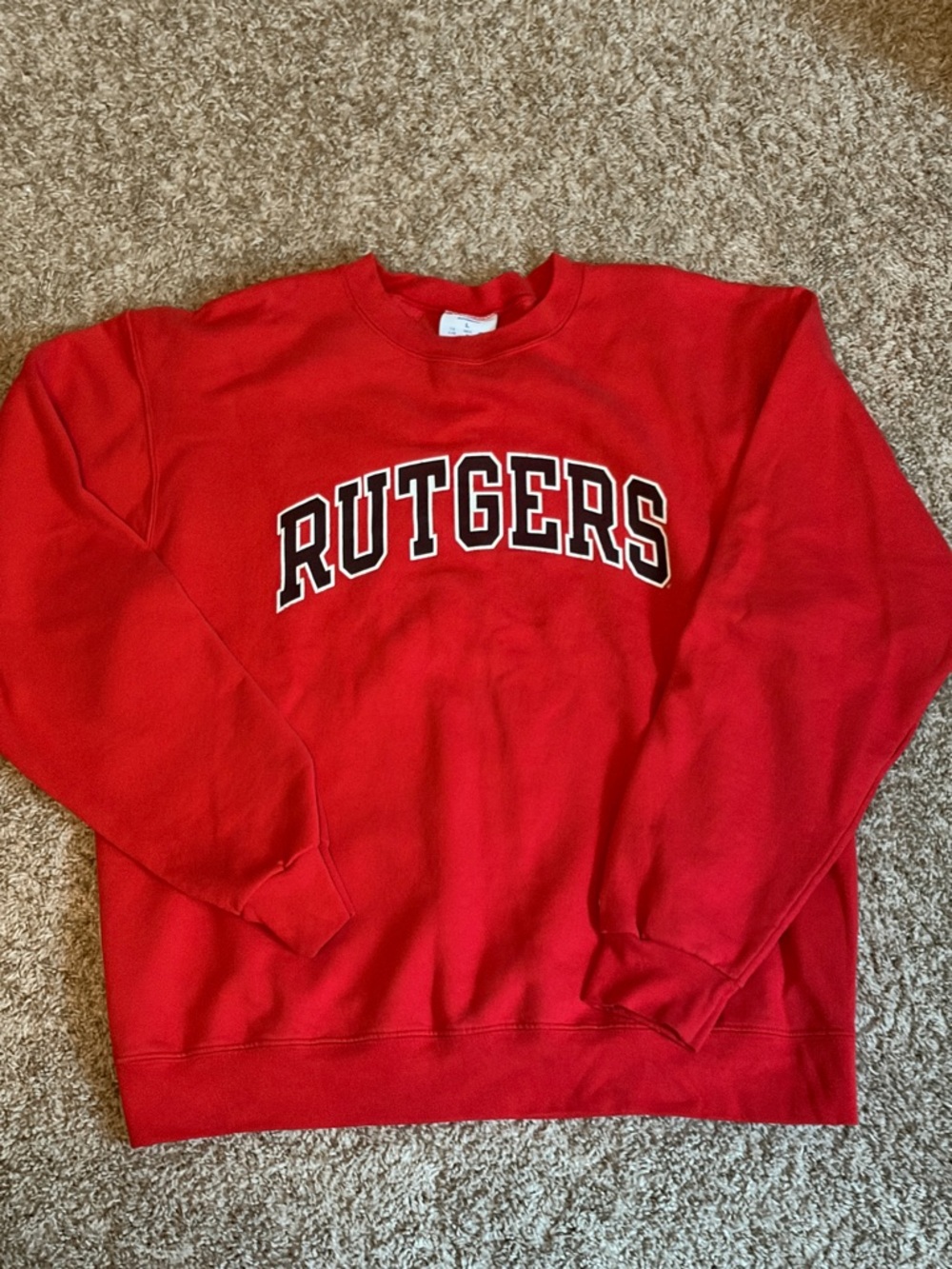 Vintage Champion Rutgers Crewneck Sweatshirt